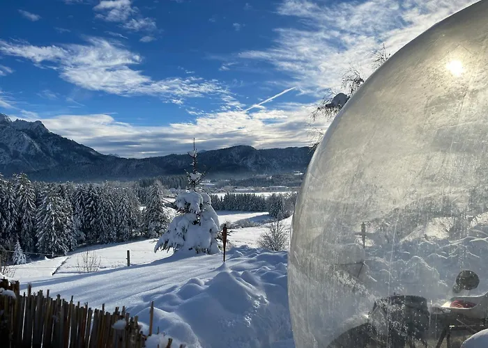 Bubble Tent Im Allgäu Campo de lujo *